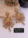 2 Earrings Brass High Gold Jumka Butti Wholesale Price In Surat
